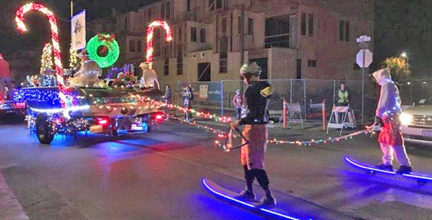 Trevor and Gio Parade.