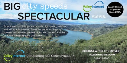 Valley Internet color light logo